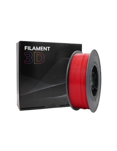 FILAMENTO 3D PLA ROJO 1.75mm 1 Kgr
