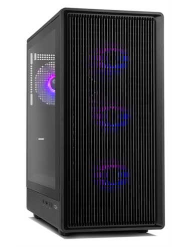 CAJA NOX SEMITORRE MESH INFINITY IOTA ARGB NEGRO USB 3.0