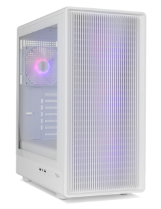 CAJA NOX SEMITORRE MESH INFINITY IOTA ARGB BLANCA USB 3.0