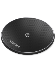 CARGADOR AISENS INALAMBRICO USB-C 15W PARA MOVIL NEGRO