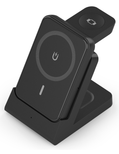 CARGADOR AISENS INALAMBRICO USB-C 4 EN 1 15W MOVIL APPLE WATCH AURICULARES