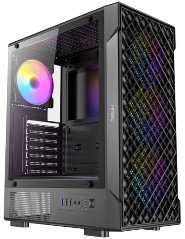 CAJA ANTEC VX-320 ATX 4 VENTILADORES ARGB NEGRA