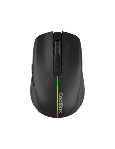 RATON INALAMBRICO COOLBOX COO-MOU-W01-B / RECARGABLE / 1600 DPI / NEGRO