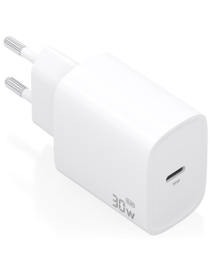 CARGADOR AISENS GAN 30W 1XUSB-C PD3.0 BLANCO