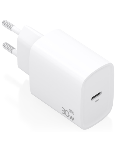 CARGADOR AISENS GAN 30W 1XUSB-C PD3.0 BLANCO