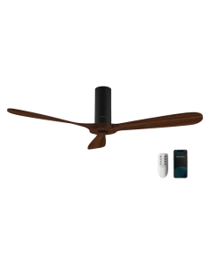 VENTILADOR DE TECHO CECOTEC ENERGYSILENCE AERO 5500 BLACK AQUA CONNECTED / 52" / 40W / MANDO A DISTANCIA LUZ / WIFI / 6 VEL. / M