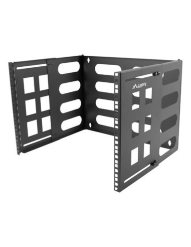 SOPORTE PLEGABLE LANBERG MURAL 19" 8U 497X400/240 NEGRO