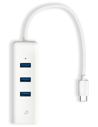 USB 3.0 TYPE-C TO GIGABIT ETHERNET NETWORK ADAPTER WITH 3-PORT