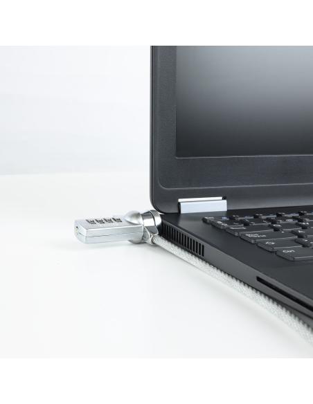 CABLE SEGURIDAD CON COMBINACION PARA PORTATILES 1.5M TOOQ TQCLKC0015