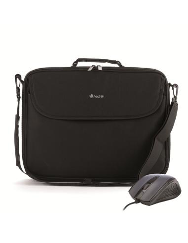 BOLSA PORTATIL 16 NGS MONRAY BUREAU KIT (BOLSARATON) NEGRO Y ROJO
