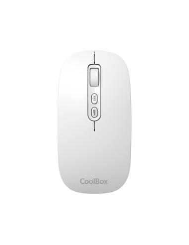 RATON INALAMBRICO COO-MOU-W02-W / RF - BLUETOOTH / RECARGABLE / 1600 DPI / BLANCO