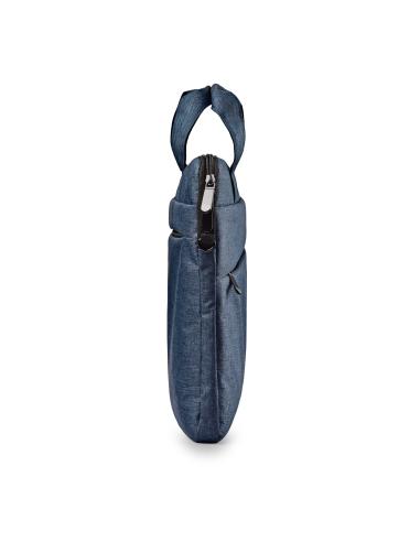 BOLSA PORTATIL 15.6 NGS CHARTER BOLSILLO EXTERIOR AZUL OSCURO JASPEADO