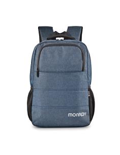 BOLSA MOCHILA PORTATIL 15.6 NGS SACKS CHARTER AZUL OSCURO JASPEADO IMPERMEABLE