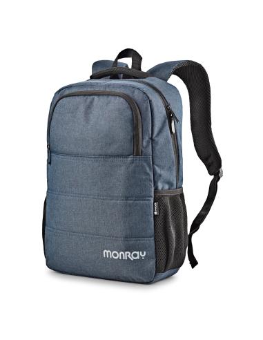 BOLSA MOCHILA PORTATIL 15.6 NGS SACKS CHARTER AZUL OSCURO JASPEADO IMPERMEABLE