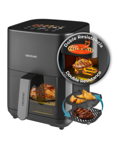 FREIDORA AIRE CECOTEC CECOFRY&GRILL DUOHEAT 4000 / 4L / 1900W / A01_EU01_100499