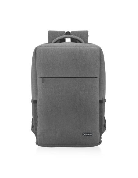 BOLSA MOCHILA PORTATIL 17 GRIS AISENS ASBG-BP081-GR