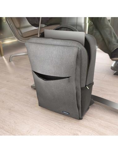 BOLSA MOCHILA PORTATIL 17 GRIS AISENS ASBG-BP081-GR