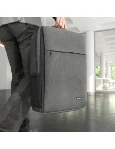 BOLSA MOCHILA PORTATIL 17 GRIS AISENS ASBG-BP081-GR