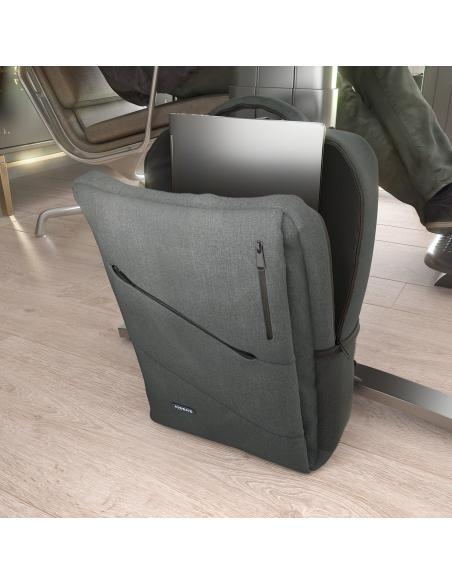 BOLSA MOCHILA PORTATIL 15.6 URBANA Y OFICINA GRIS AISENS ASBG-BP085-GR