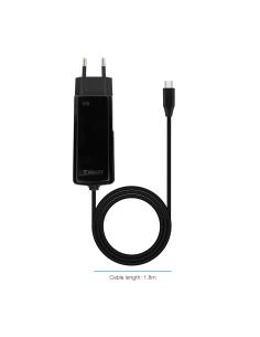 CARGADOR PORTATIL 45W TOOQ GAN USB-C PD CUBICO NEGRO TQLC-USBCGAN45PD-C 2