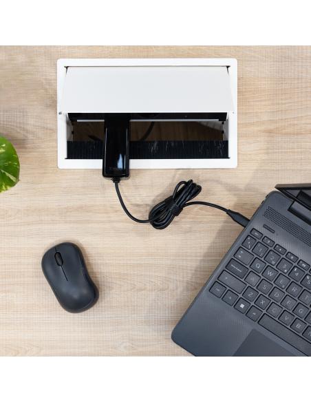 CARGADOR PORTATIL 45W TOOQ GAN USB-C PD CUBICO NEGRO TQLC-USBCGAN45PD-C