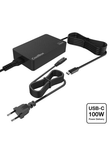 CARGADOR PORTATIL 100W COOLBOX AUTOMATICO TIPO C COO-NB100-UC0