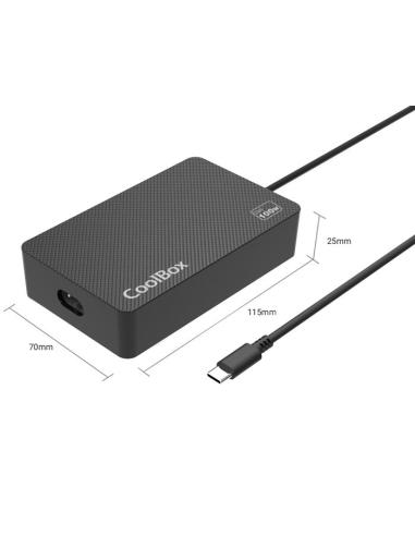 CARGADOR PORTATIL 100W COOLBOX AUTOMATICO TIPO C COO-NB100-UC0