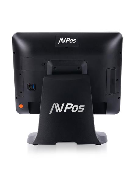 TPV AVPOS K5000 ALUMINIO 15 TACTIL I7 8GBDDR4 SSD128GB 3YR GAR AVP-K5000B-I7-24
