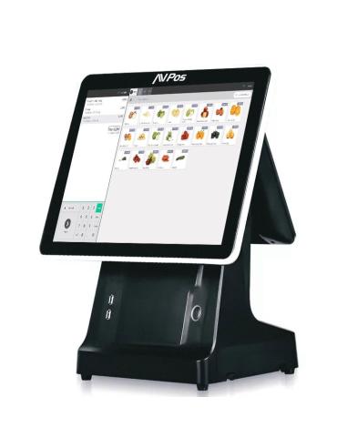 TPV AVPOS K6000 15 TACTIL I5 8GB SSD128GB IMPRE 2 MONIT 3YR AVP-K6000B-I5-8128P