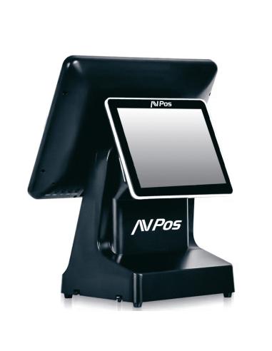 TPV AVPOS K6000 15 TACTIL I5 8GB SSD128GB IMPRE 2 MONIT 3YR AVP-K6000B-I5-8128P