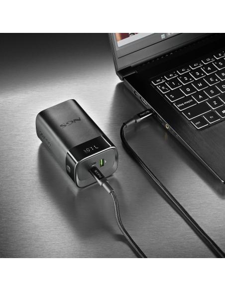 BATERIA EXTERNA PORTATIL RAPIDA NGS 65W PARA LAPTOPS TABLETS SMARTPHONES TWIX20