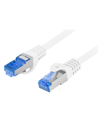 CABLE RED LANBERG CAT.6A S/FTP LSZH CCA 5M BLANCO FLUKE PASSED