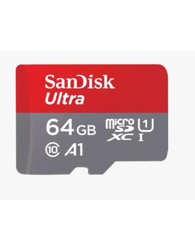 MEMORIA SECURE DIGITAL MICRO SDXC 64GB SANDISK CLASE10 SDSQUAB-064G-GN6MA