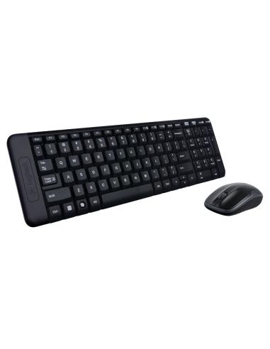TECLADO + RATON LOGITECH MK220 WIRELESS NEGRO / 920-003159