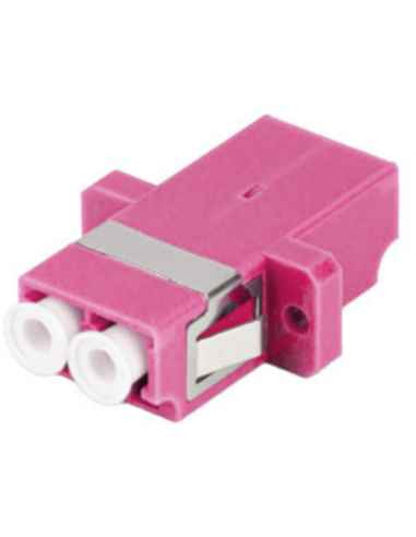 ADAPTADOR FIBRA OPTICA LANBERG MULTI LC/UPC DUPLEX OM4