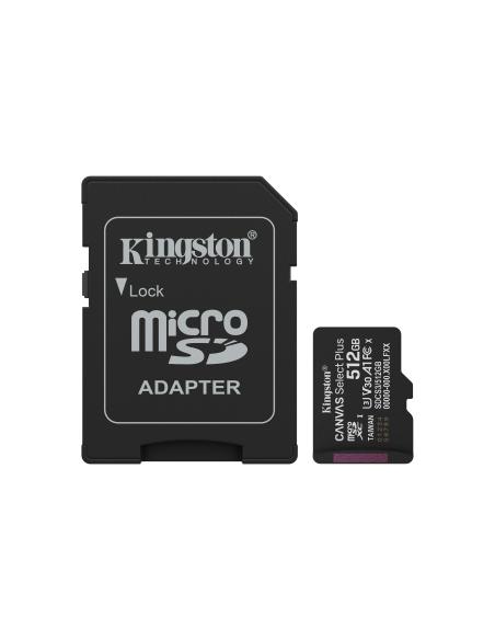 MEMORIA SECURE DIGITAL MICRO SDXC 512GB KINGSTON CLASE10 SDCS3512GB
