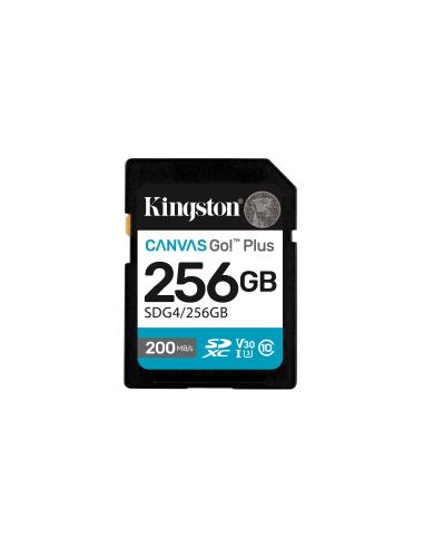 MEMORIA SECURE DIGITAL SDXC 256GB KINGSTON CANVAS GO PLUS C10 SDG4256GB