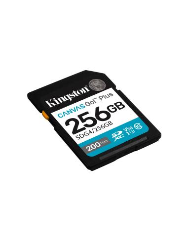 MEMORIA SECURE DIGITAL SDXC 256GB KINGSTON CANVAS GO PLUS C10 SDG4256GB