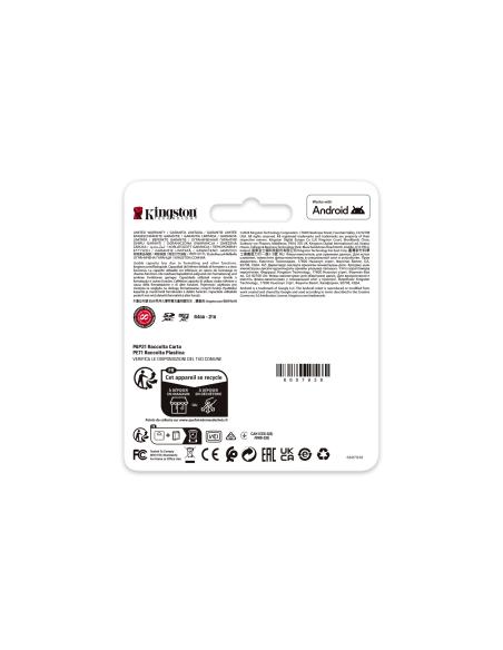 MEMORIA SECURE DIGITAL SDXC 256GB KINGSTON CANVAS GO PLUS C10 SDG4256GB