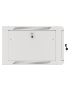 ARMARIO LANBERG MURAL RACK 19 6U 600X600 FLAT PACK PUERTA CRISTAL GRIS