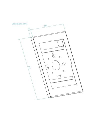 MARCO ANTIRROBO TABLET TOOQ P11 NEGRO TQATTE2601-S-B