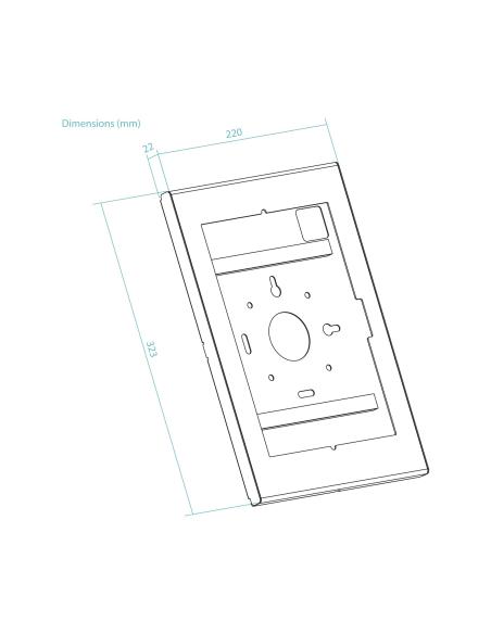 MARCO ANTIRROBO TABLET TOOQ P11 NEGRO TQATTE2601-S-B