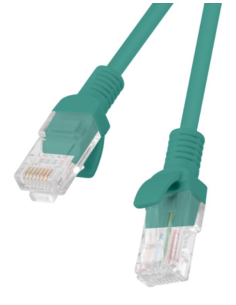 CABLE RED LANBERG CAT.6 UTP 10M VERDE FLUKE PASSED