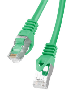 CABLE RED LANBERG LATIGUILLO CAT.6 FTP 20M VERDE FLUKE PASSED