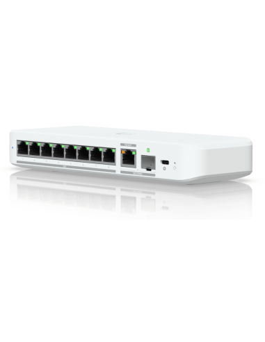 SWITCH UBIQUITI USW-Flex-2.5G-8 UNIFI FLEX 2.5GB 8 PUERTOS