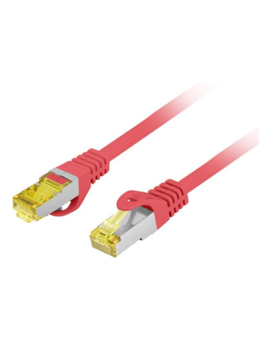 CABLE RED LANBERG LATIGUILLO CAT.6A S/FTP LSZH CU 1M ROJO FLUKE PASSED
