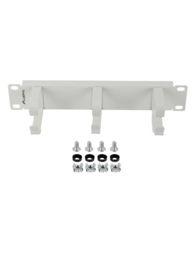 ORGANIZADOR DE CABLES LANBERG 3 ANILLAS 10" 1U TIPO B GRIS