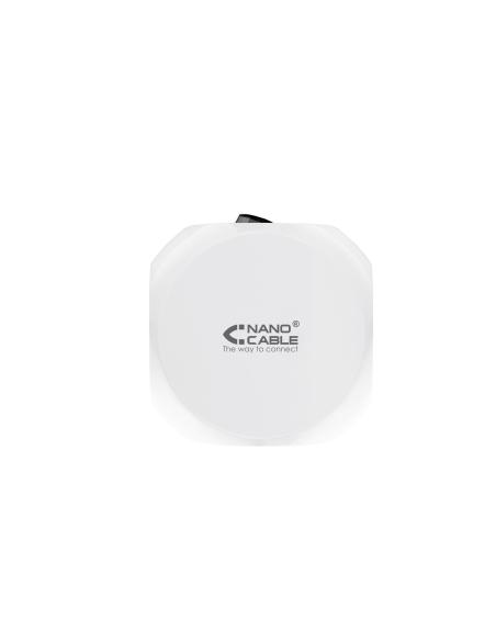 CARGADOR USB NANOCABLE 2USB-C 2USB-A 3ENCHUFES 16A BLANCO 10.37.0001