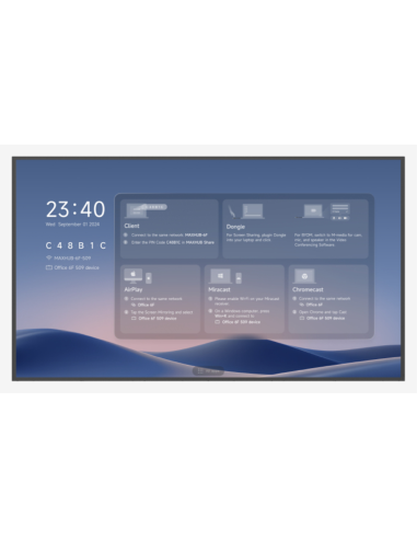 DISPLAY MAXHUB ND86CMB 86" SERIE CMB EXPO INTERIOR