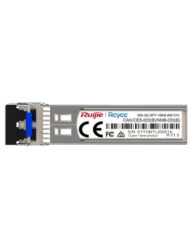 TRANSCEIVER RUIJIE MONOMODO SFP 1310NM 10KM 1GB LX